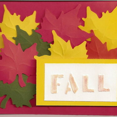 fall card