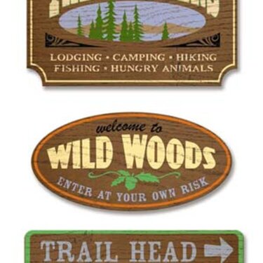 Forest Wood Signs