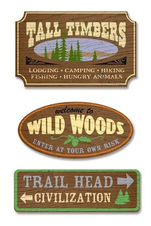 Forest Wood Signs