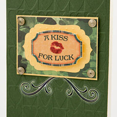 A Kiss for Luck Card