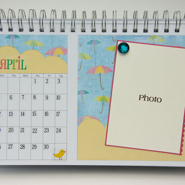 Desktop Flip Calendar - April