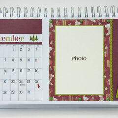 Desktop Flip Calendar - December