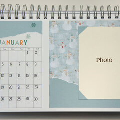 Desktop Flip Calendar - January