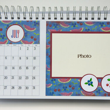 Desktop Flip Calendar - July