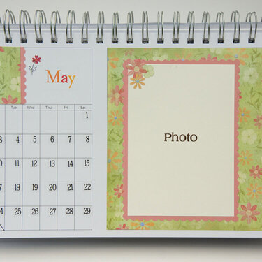 Desktop Flip Calendar - May