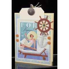 Bon Voyage Card II by Mary Francis