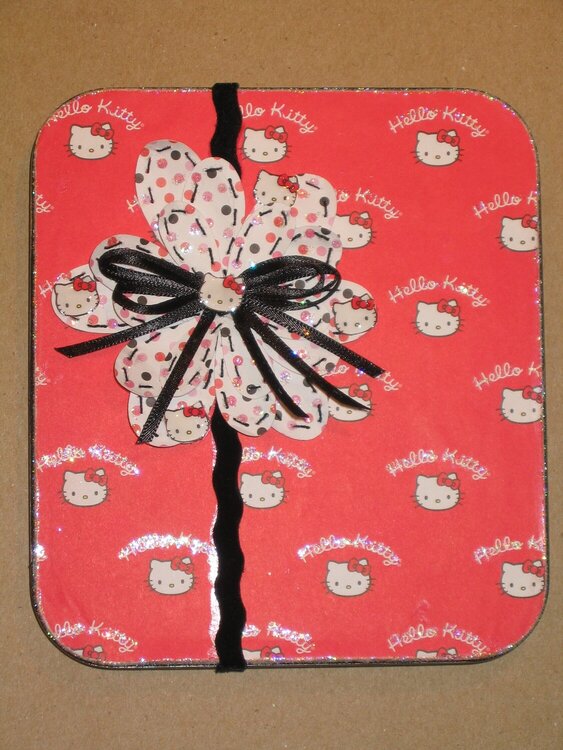 Hello Kitty cd case Tic Tac Toe travel