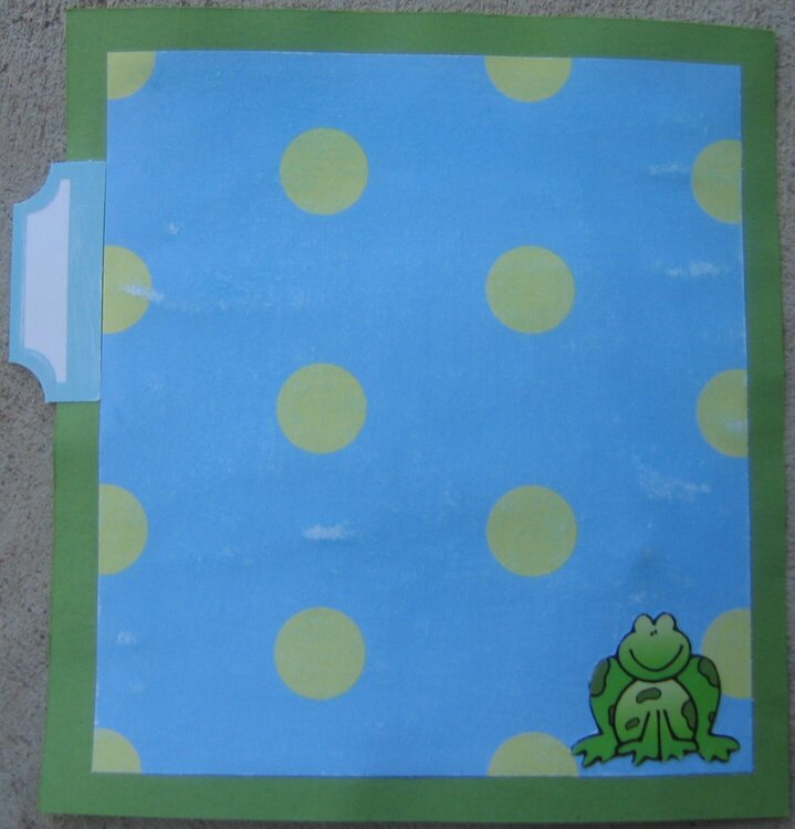 Froggy birthday invite set