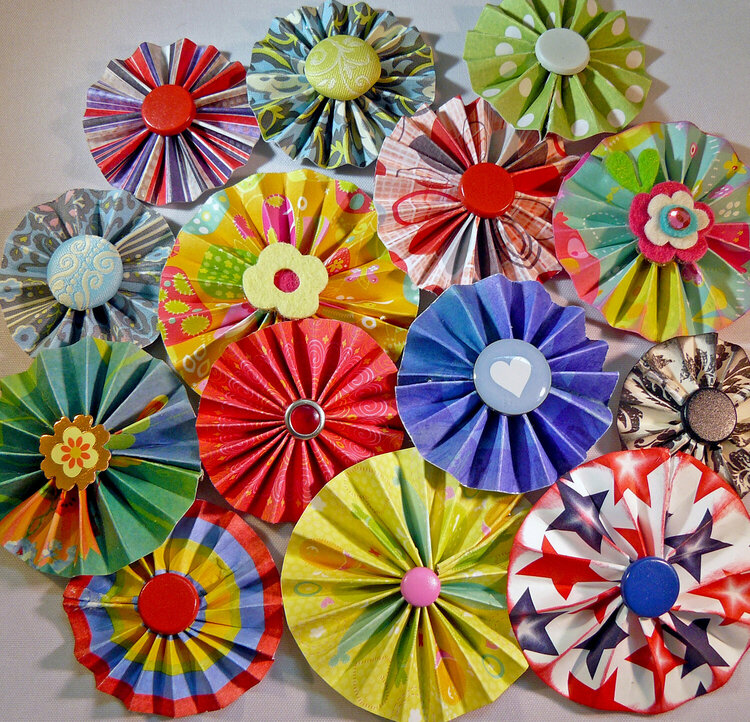 Fan - flowers