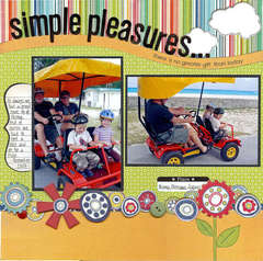Simple pleasures...(Kraft Girl Kits)