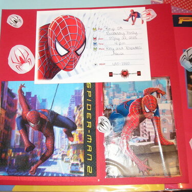 Spider Man Birthday Invitation