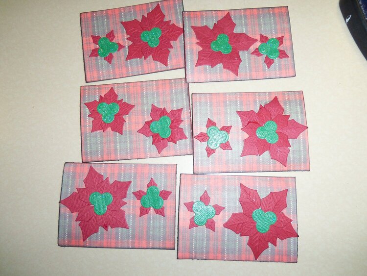 Poinsettia ATC&#039;s