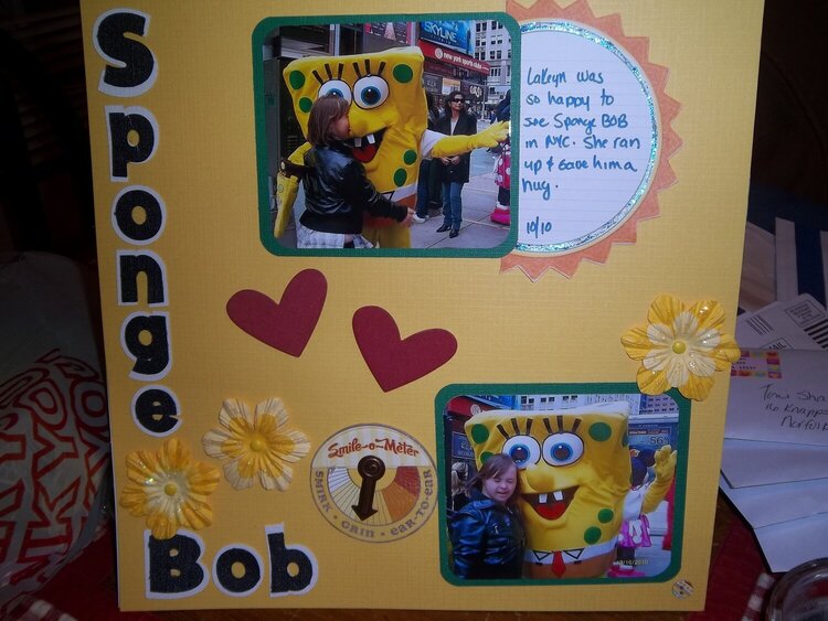 Lakeyn and Sponge Bob in NYC (October 2010)