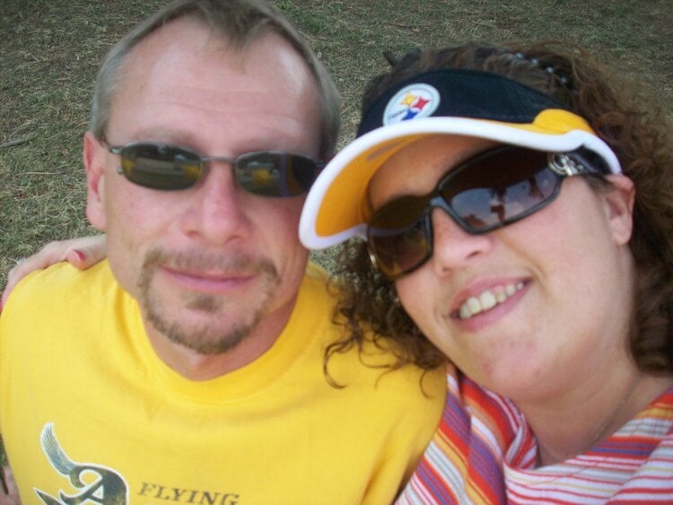 Me and Clay at Steelers Training Camp