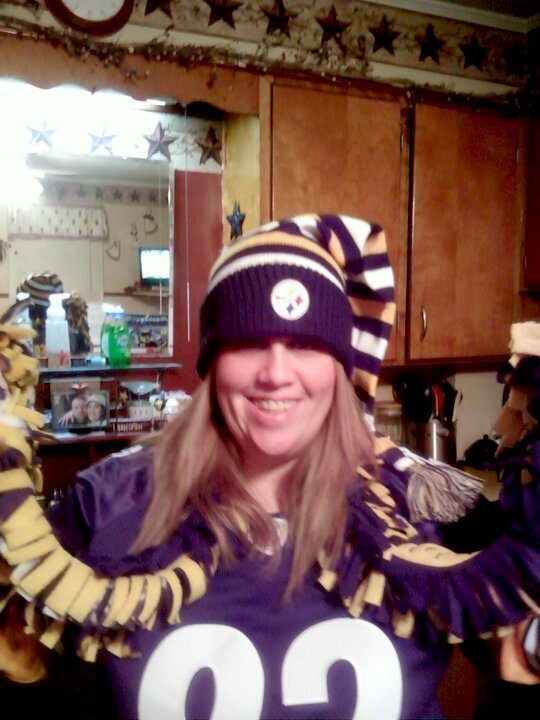 Me in my Steelers outfit!