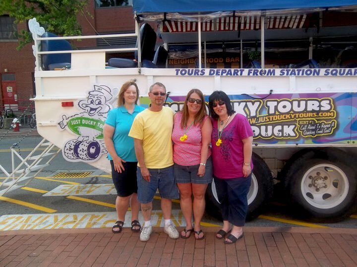 Ducky Tour - All of us in front of &quot;Ducky&quot;