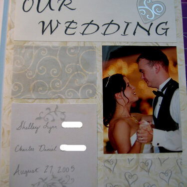 Wedding Memories - Cover page