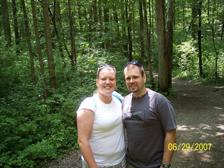 Me and the hubby in Gatlinburg