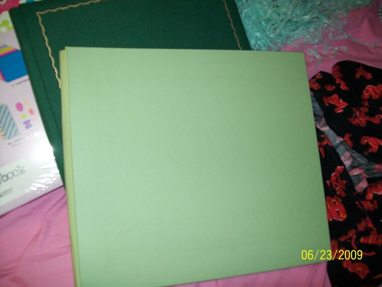 12x12 scrapbook with page protectors