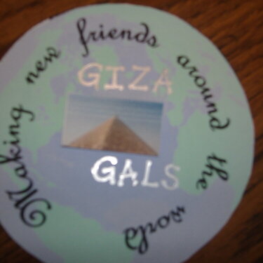 1 yr anniversary card/Giza Gals