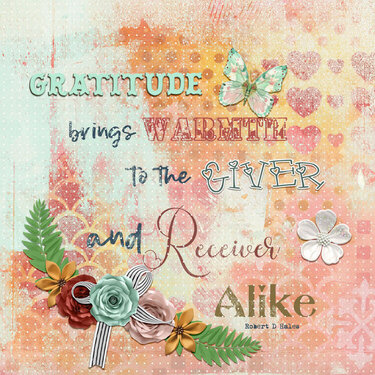 Gratitude Brings Warmth