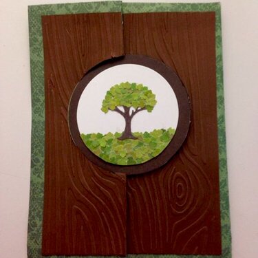 Tree flip-card