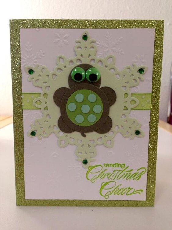 Turtle Christmas card