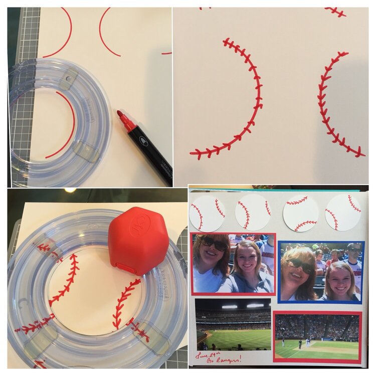 Baseball - draw then cut!
