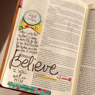 Always Believe Bible journaling