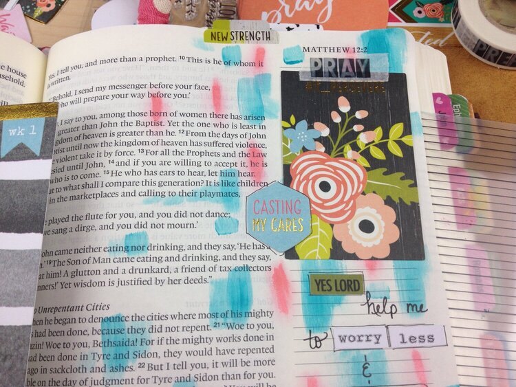 Bible Journaling: Persevere Day 1