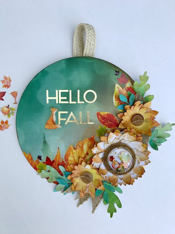 Hello Fall Wreath with process video