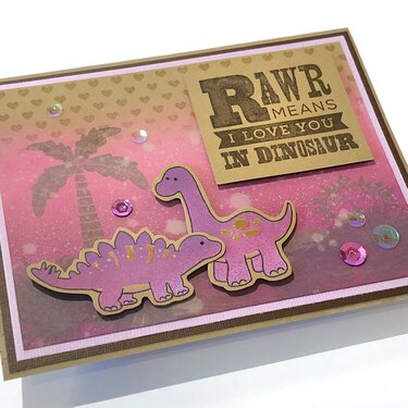 Rawr Means I Love You in Dinosaur