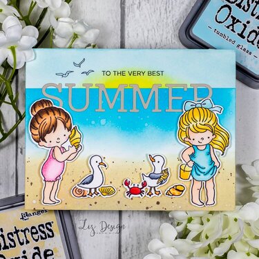 Seaside Girls Card