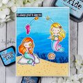 Mermaid Kisses card