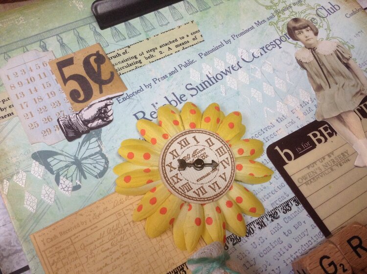 Reliable Sunflower Altered Clipboard