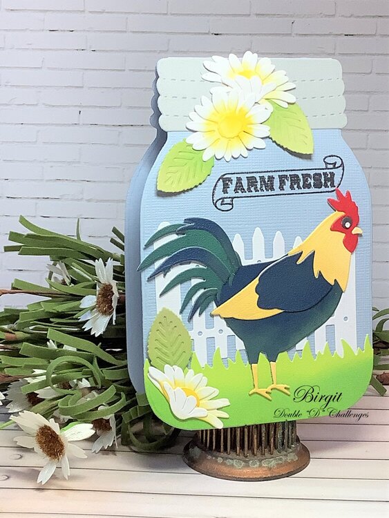 Farm Fresh Mason Jar Card