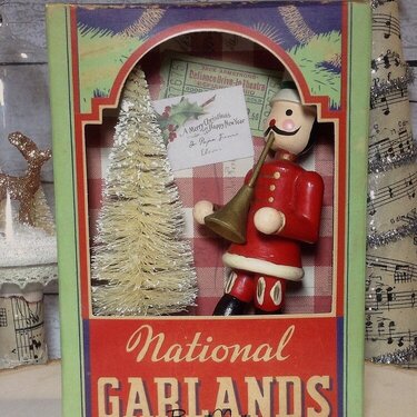 National Garlands Vintage Inspired Shadow Box