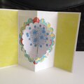 Tri fold tunnel card