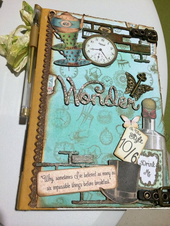 Alice and wonderland junk journal 2