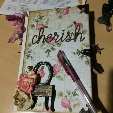 Romance novel junk journal