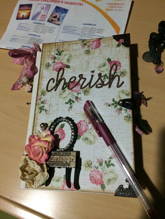 Romance novel junk journal