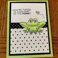 Felix the Frog card