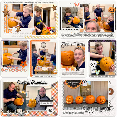 Carving Pumpkins 2018