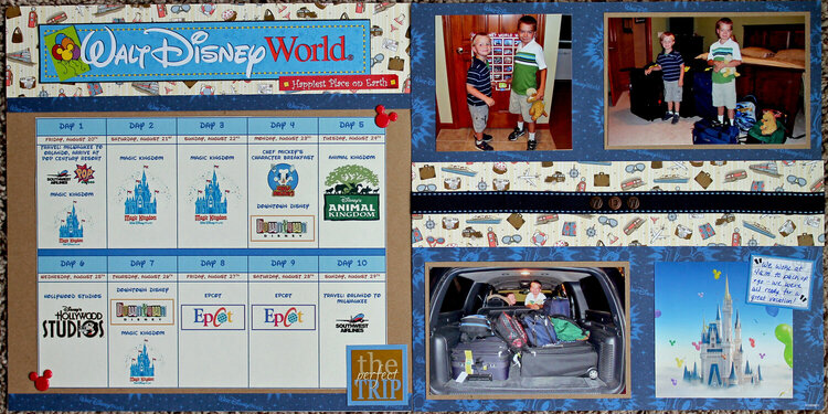 Disney World - Itinerary and Travel