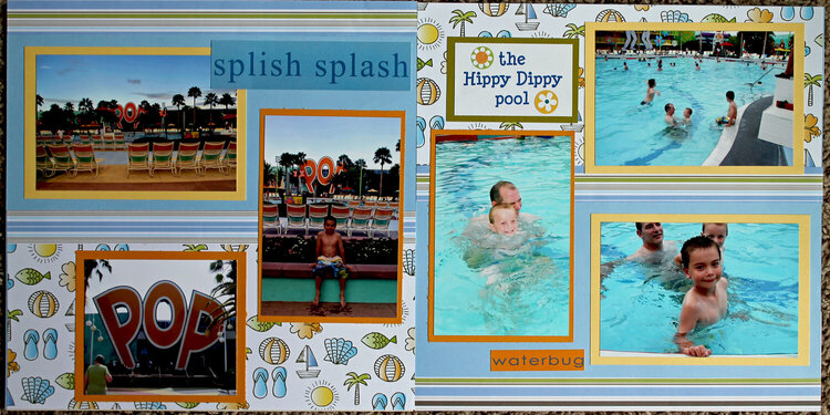 Disney World - Pop Century Resort pool