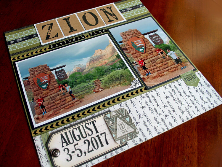 Zion National Park Cover Page