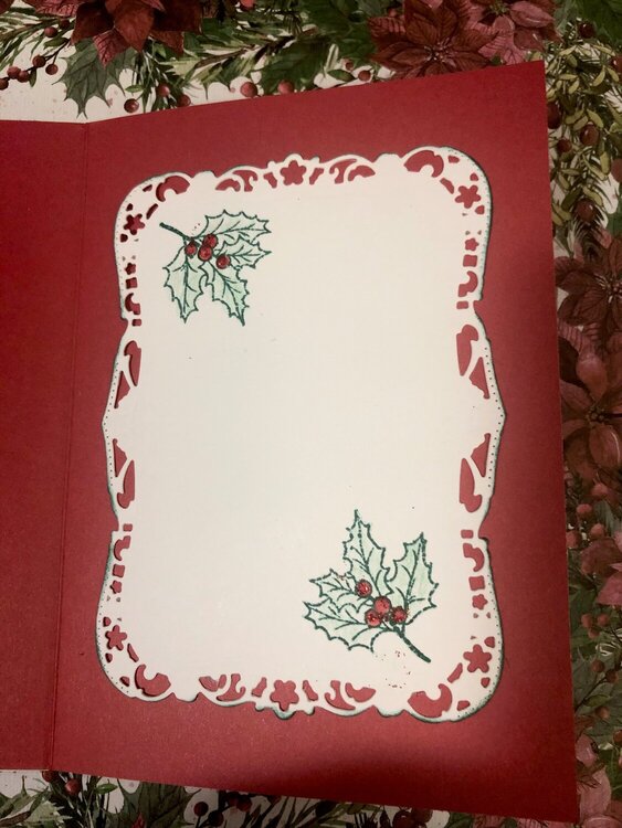 CHRISTMAS NOTE CARD