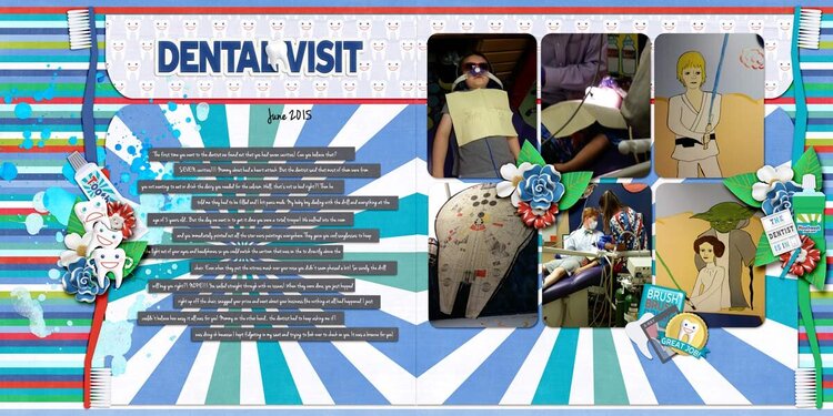 Dental Visit - Two Page Spread