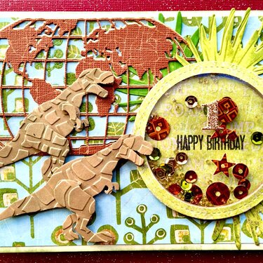 Dinosaur Birthday Card