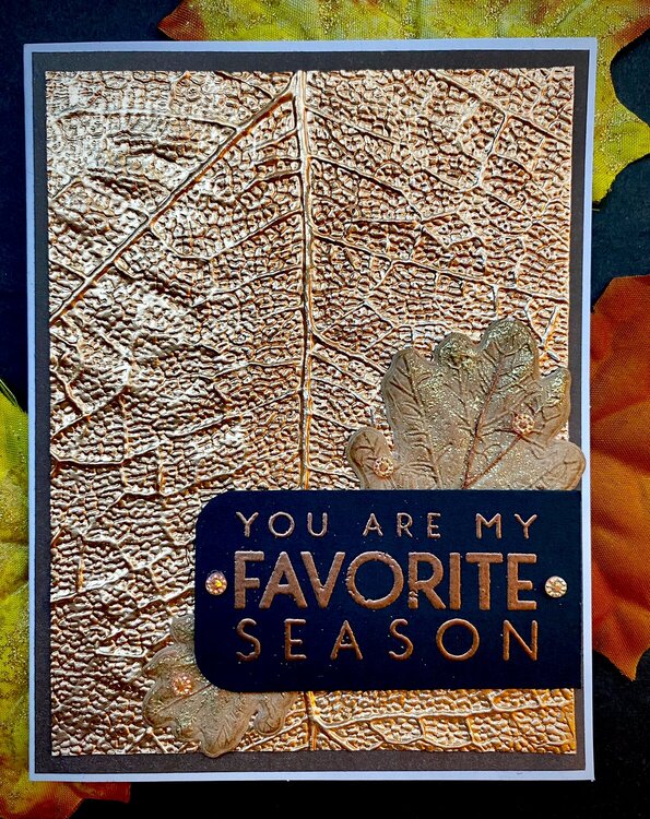 Autumn Leaves Card